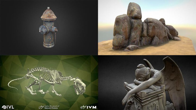 3D Scans 3D models