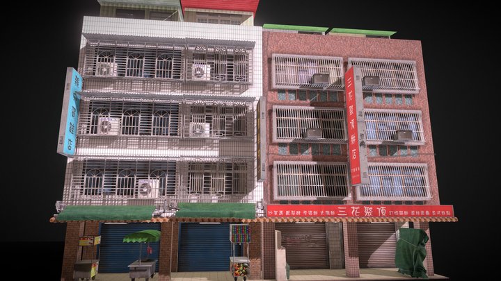 Raohe Building 03 3D Model