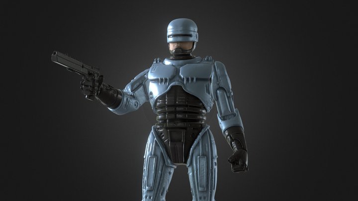 ROBOCOP INSPIRITED FIGURE 3D Model