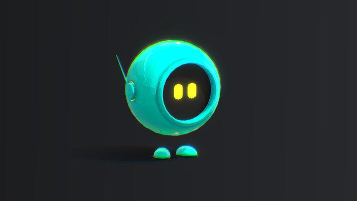 cute robot 3D Model