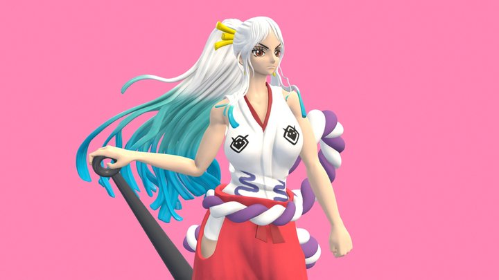 Yamato - One Piece Fanart 3D Model