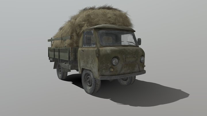 Uaz 452 3D Model