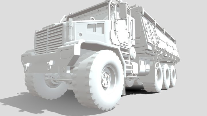 Armored Truck 3D Model