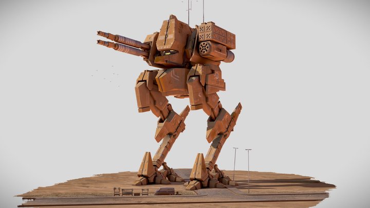 Ozymandias 2119 3D Model