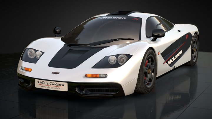 McLaren F1 1993 By Alex.Ka.🤍🖤 3D Model