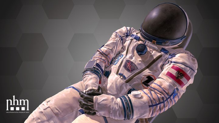 Franz Viehböck's Sokol Space Suit 3D Model