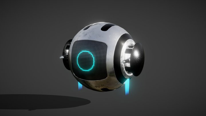 S-Bot - Lowpoly 3D Model