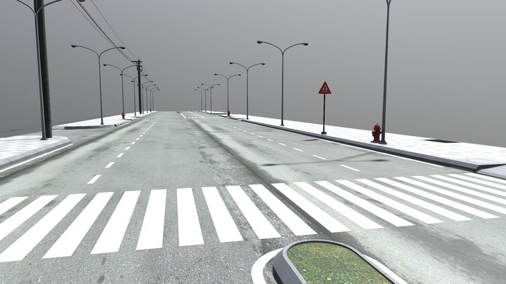 Road 3D Model