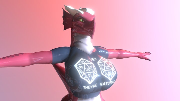 Red Dragon 3D Model