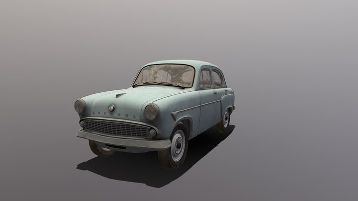 Moskvich 407 3D Model