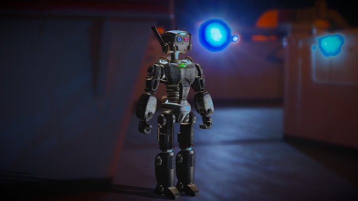 Cyberpunk: ACU-1 (Autonomous Cybernetic Unit) 3D Model