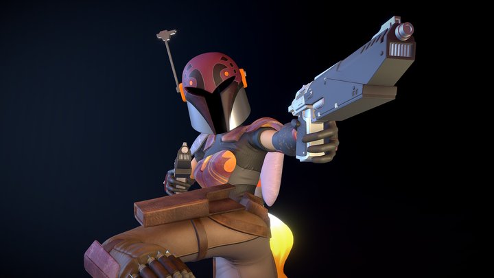 Sabine Wren 3D Model