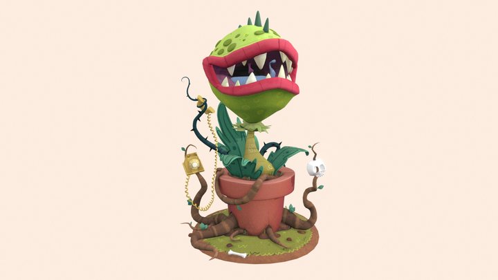 Carnivorous Plant 3D Model