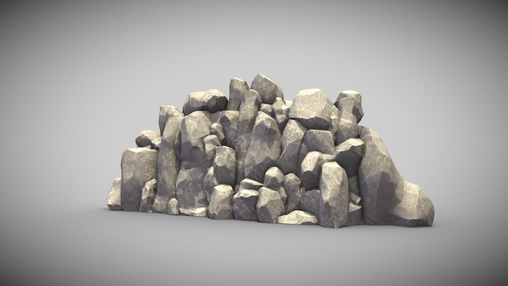 Stone Assets free(1100 followers) 3D Model