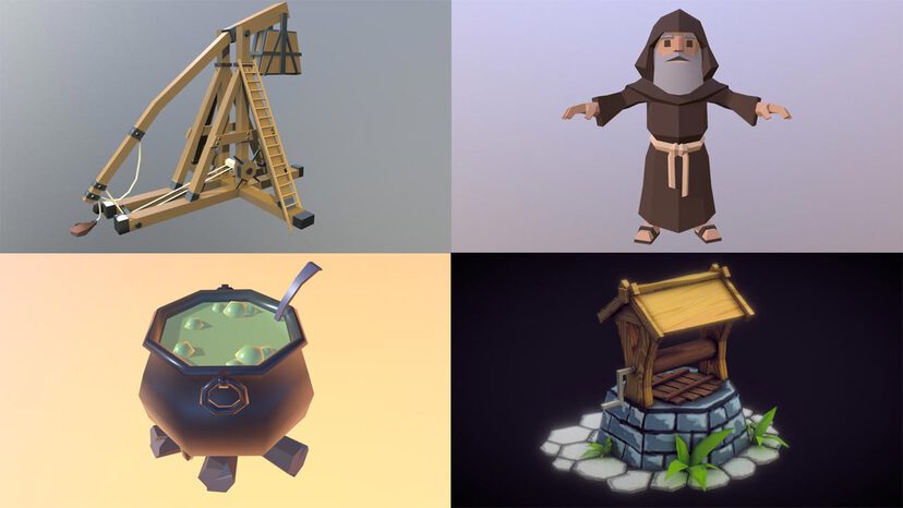 Medieval Fantasy 3D models