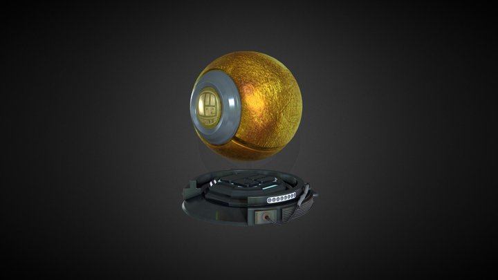 Gold Paint Test 3D Model