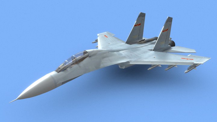 Shenyang J11 "Flanker-L" 3D Model