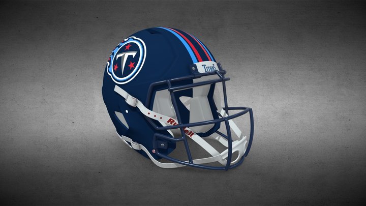 Tennessee Titans Helmet Concept 3D Model