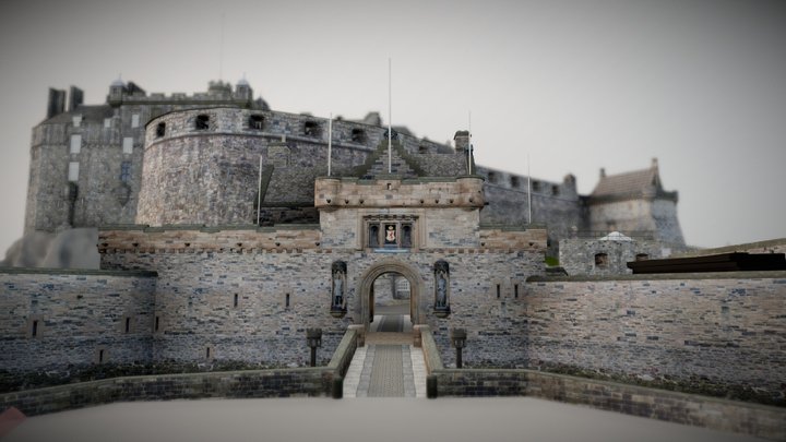 Edinburgh Castle 3D Model