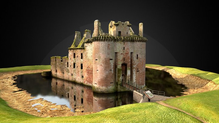 Caerlaverock Castle 3D Model