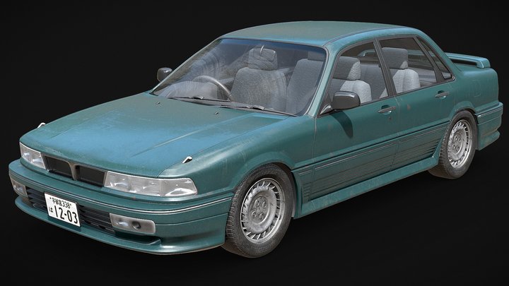 Mitsubishi Galant 6 3D Model