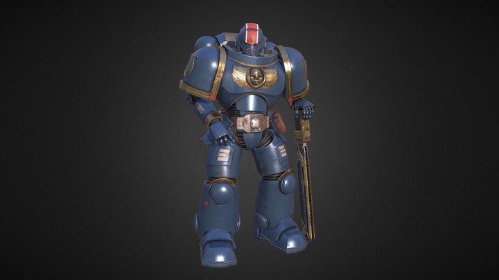 Warhammer: Ultramarine 3D Model