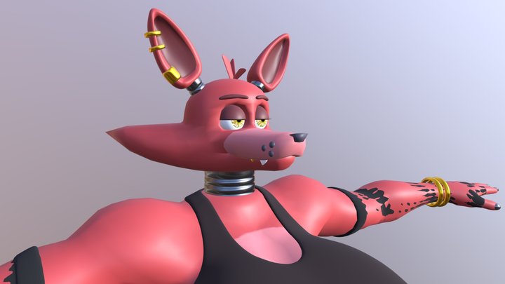 Dubmare Foxy v2 3D Model