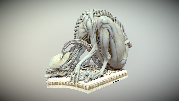 Alien biomorph 3D Model