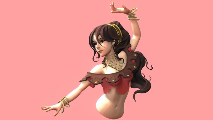 Primrose Azelhart - Octopath Traveler 3D Model