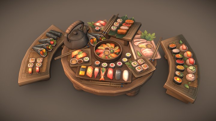 Sushis 3D Model