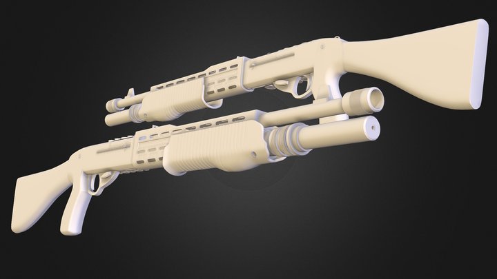 SPAS-12 3D Model