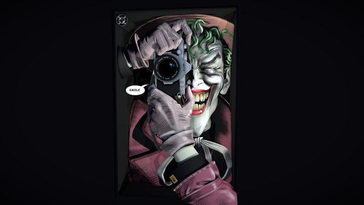 The Killing Joke Cover 3D Model