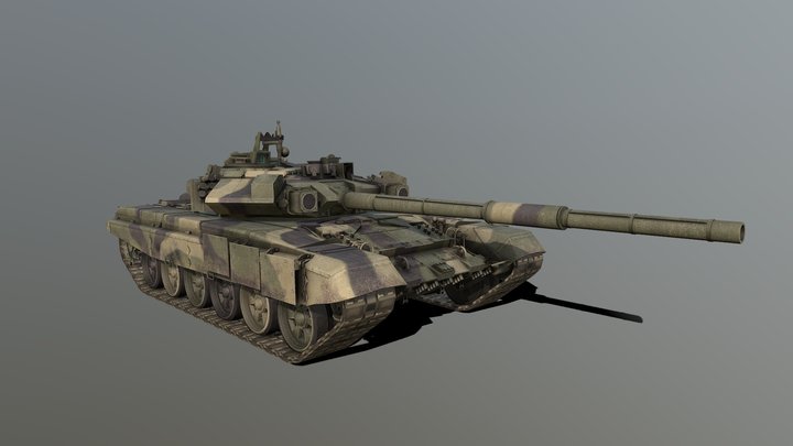 T-90 3D Model