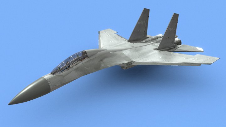 Shenyang J16 "Hidden Dragon" 3D Model